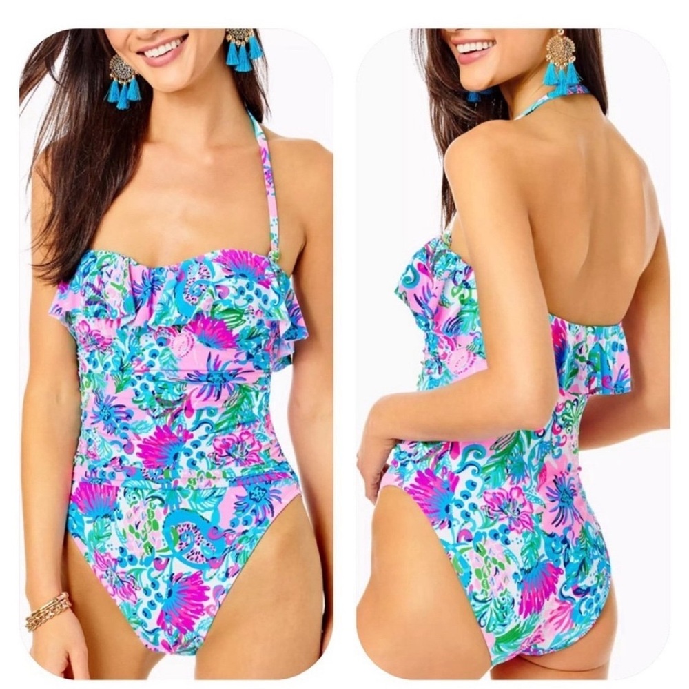 Lilly Pulitzer Rubyann one piece swimsuit NWT sz 14